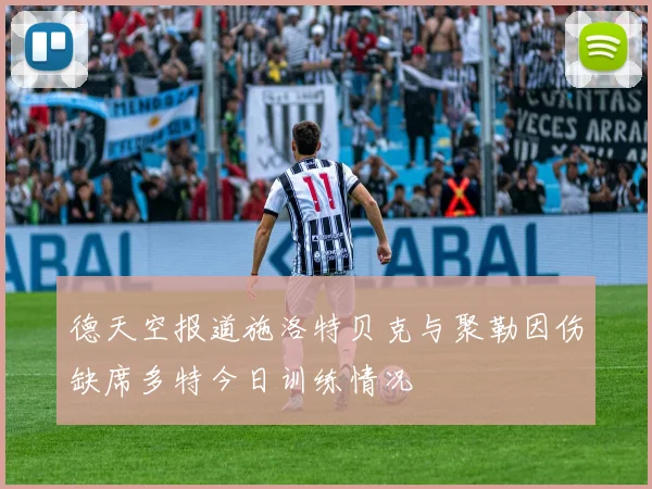 德天空报道施洛特贝克与聚勒因伤缺席多特今日训练情况