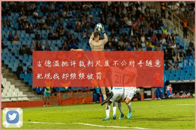 古德温批评裁判尺度不公对手随意犯规我却频频被罚